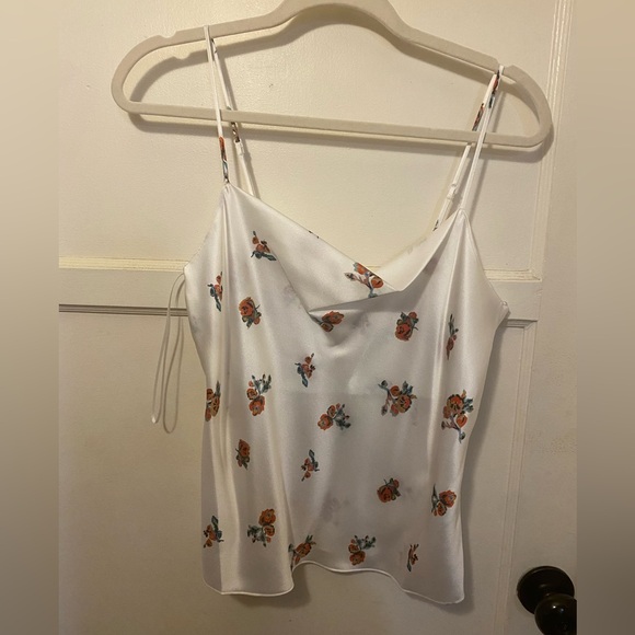 Vince Floral Silk Camisole- 100% Silk - New with tags - Picture 9 of 11